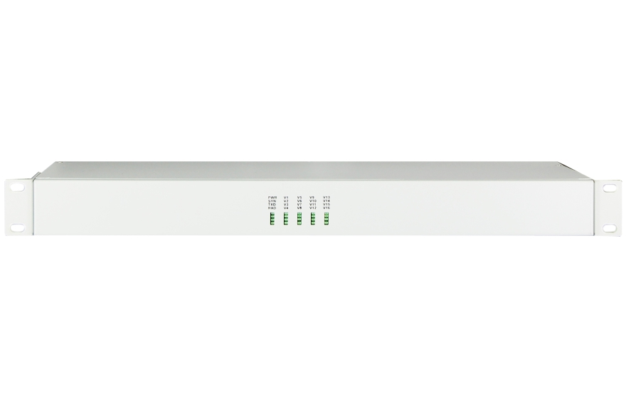 飛暢科技-16路視頻+1路反向數據視頻光端機